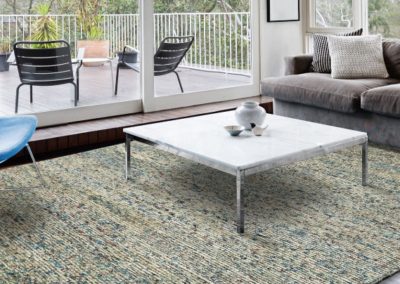 Framework modern living room area rug