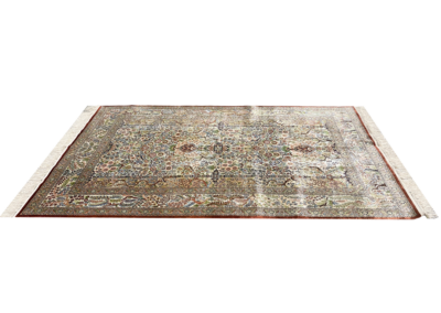 Chinese tree of life rug side