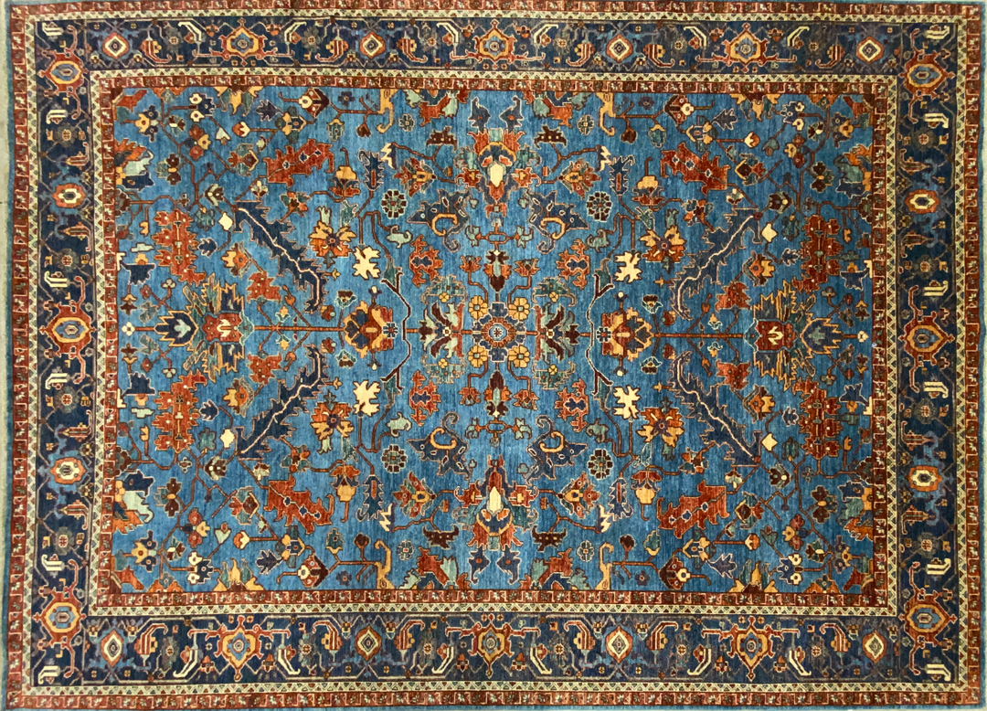 Nomad blue multi rug full detail