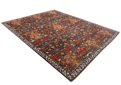 Millenium brown multi rug angle