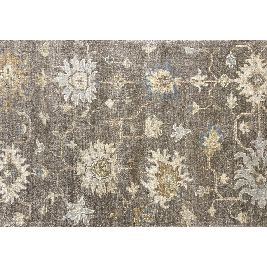 Kahsu gray rug full detail