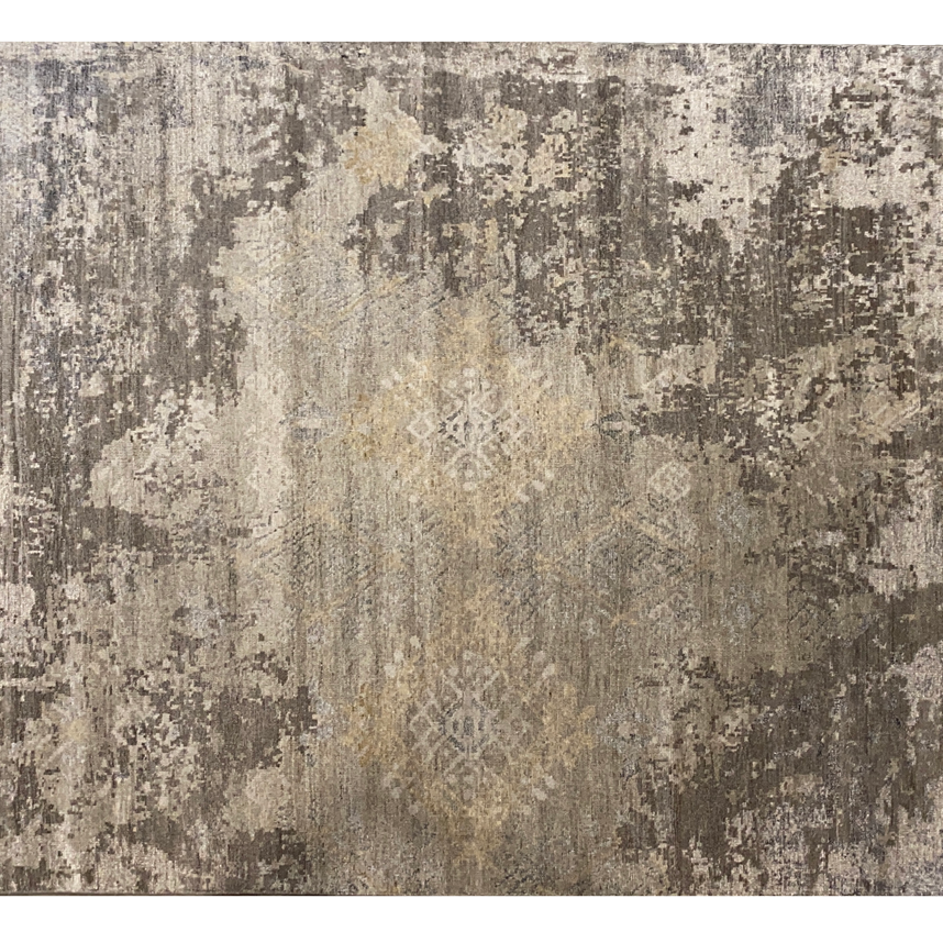 Willows gray rug full detail