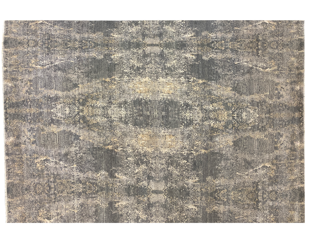 Dalia gray rug full detail