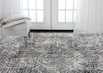 Couture geo grey rug