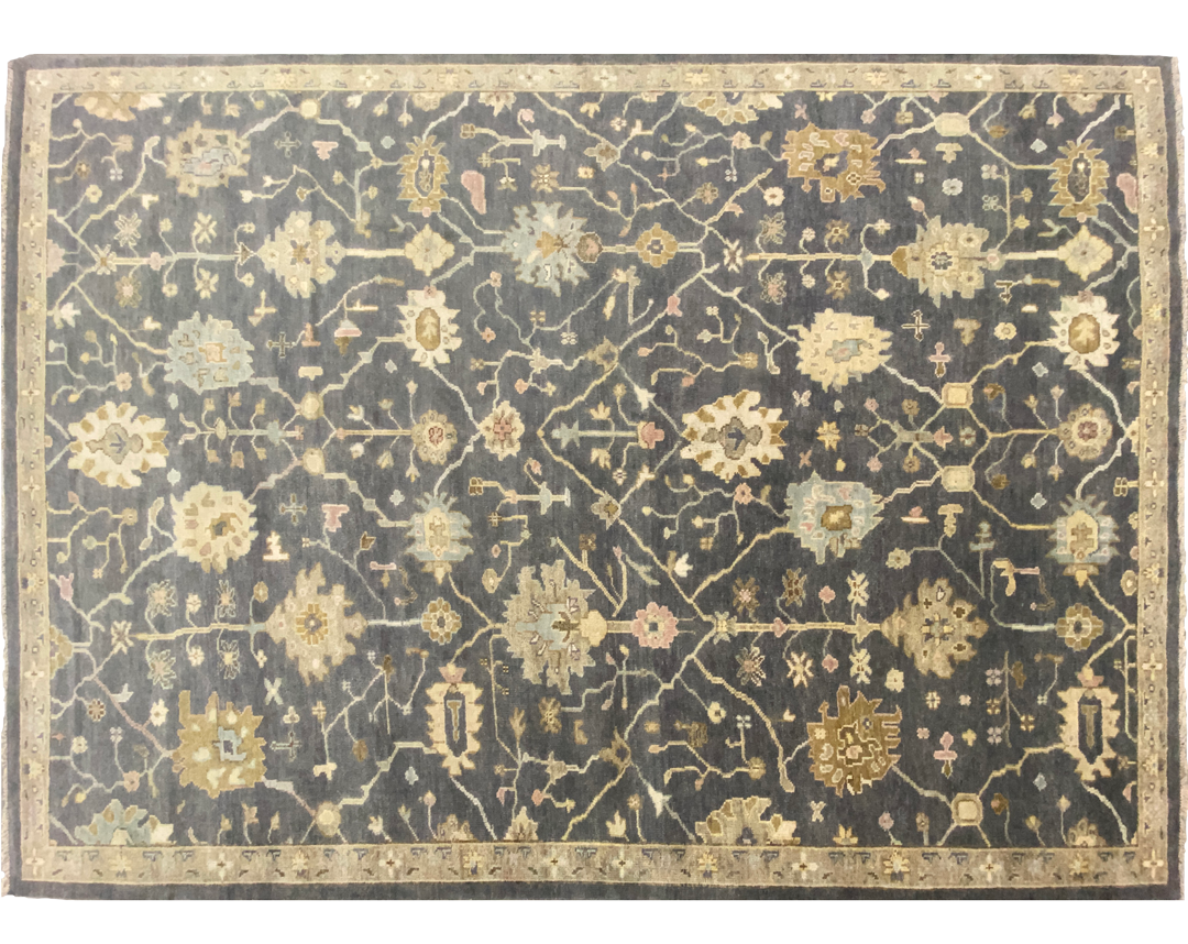 Meridian Pinnacle gray rug full detail