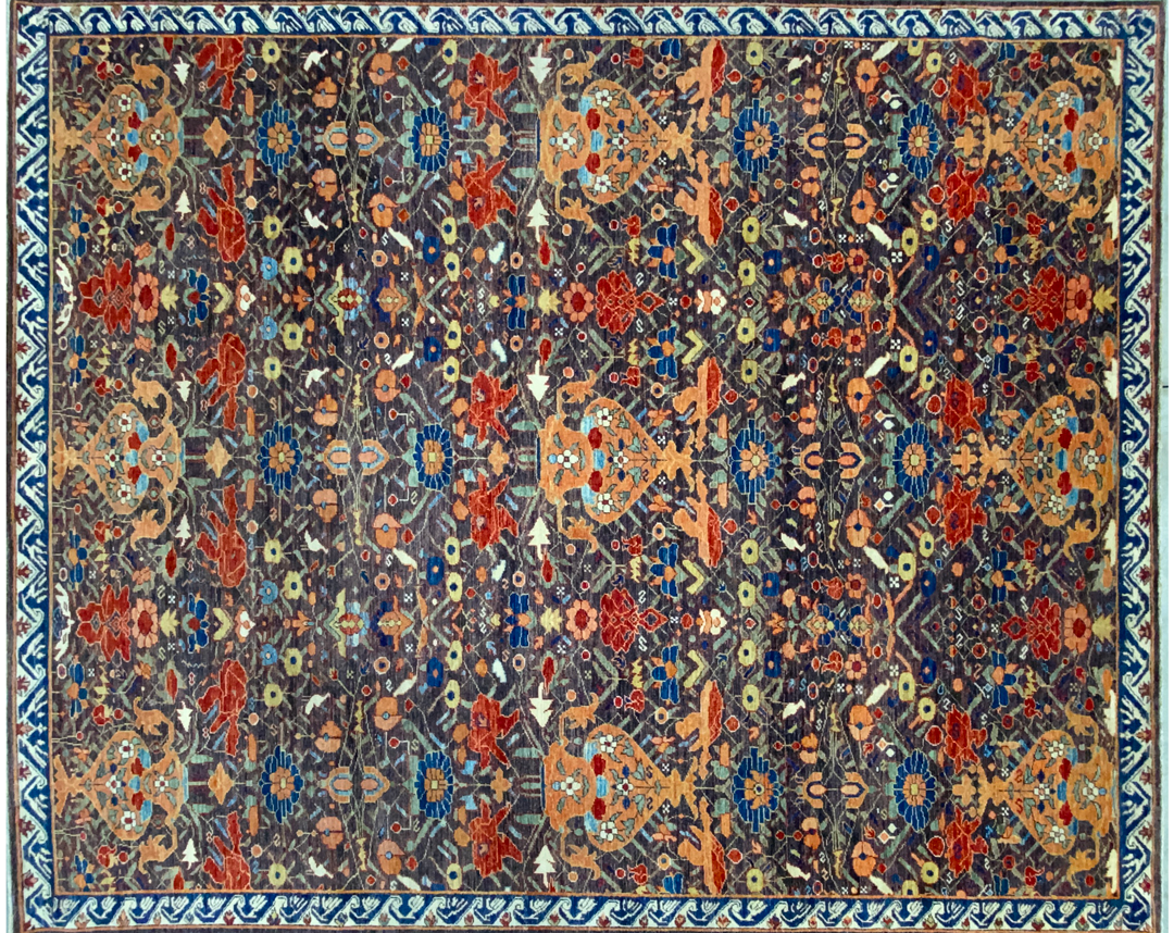 Millenium brown multi rug full detail