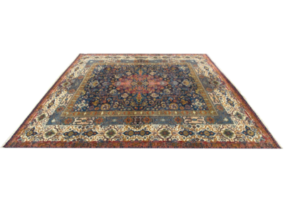 Dalia Luxe are rug pink green blue side