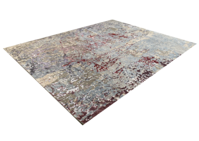 Celestial Contemporary rug angle